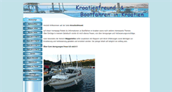 Desktop Screenshot of bootfahren-in-kroatien.de